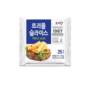 소와나무 트리플 슬라이스 치즈 450g 25매, 1개