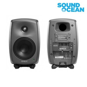 GENELEC SAM (Smart Active Monitor) 시리즈 제네렉 스튜디오 모니터 스피커 1통, 8330(다크그레이)