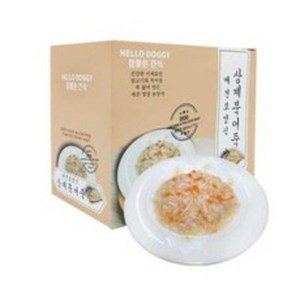 참좋은간식 애견보양식 삼계북어죽, 혼합맛(삼계/북어), 80g, 50개