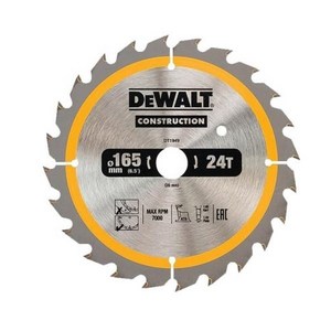 디월트 DCS391용 원형톱날 DT1949 목공용 외경165mm, 1개