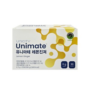 유니시티 유니마테 레몬진저 진저레몬, 6.3g, 30개입, 1개