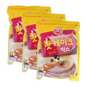 오뚜기 핫케이크 믹스 1kg 3개 핫케익 간식