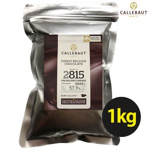 벨기에산 칼리바우트 커버처 초콜릿 깔리바우트, 다크(카카오58%), 1kg, 1개