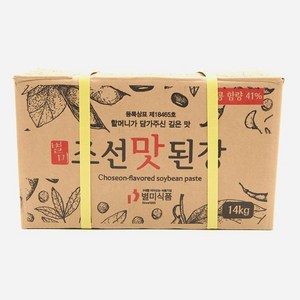 별미 조선맛된장 말통 14kg, 1개