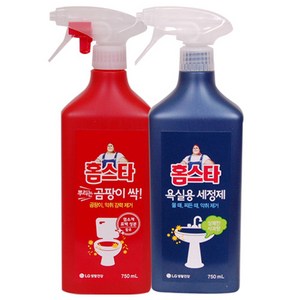 홈스타 뿌리는 [곰팡이 싹+욕실세정제] 750ml, 1세트