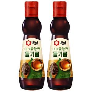 100% 통들깨들기름, 300ml, 2개