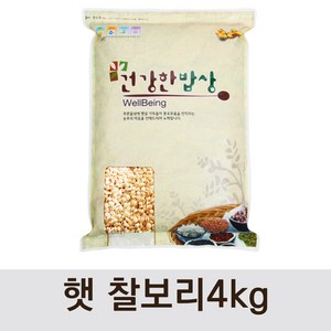 (잡곡) 24년 햇 찰보리 4kg 찰지고 맛있는 국산 100%, 1개