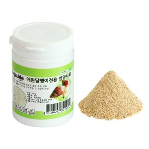 벅스앤미 애완달팽이영양사료, 120g, 1개