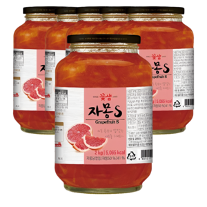 꽃샘식품 자몽S 2kg 6개(1박스), 1개입, 6개