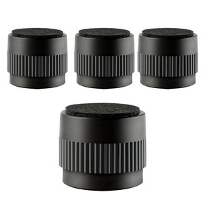 친절한마이쮸 가구다리 높이조절 발받침 50mm 의자부속품, 블랙, 최대 60 x100 mm, 4개