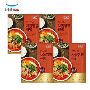 [치타마켓] 한우물 차돌짬뽕국밥, 210g, 4개