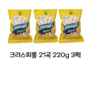 노브랜드 크리스피롤21곡 220g 사무실 회의실 탕비실 간식, 3개