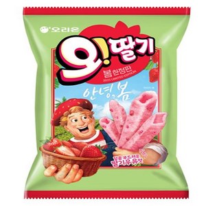 오리온 오딸기 과자 봄 한정판, 3개, 55g