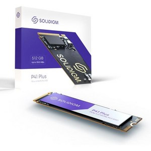 Solidigm™ P41 Plus Seies 2TB PCIe GEN 4 NVMe 4.0 x M.2280 3D NAND 내장 솔리드 스테이트 드라이브2TB M.280mm, 512GB, 1개