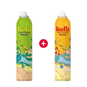 케피 버블클렌저 레이저그린+레이저오렌지, 1개, 300ml