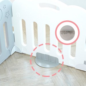 카라즈 키벨 베이비룸 문_안전지지대_원형지지대_고정홀더, 10.원형 안전 지지대 2P, 1세트