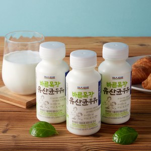 파스퇴르 바른목장 유산균우유 180ml, 24개