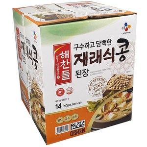 해찬들 재래식콩된장, 14kg, 1개