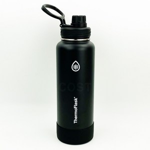 써모플라스크 보냉병 보온병 THERMOFLASK 코스트코 물병 등산용 운동용 캠핑용, 블랙, 1200ml, 1개