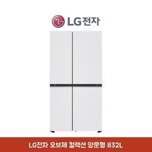 LG전자 디오스 오브제컬렉션 네이처 양문형 냉장고 832L 화이트