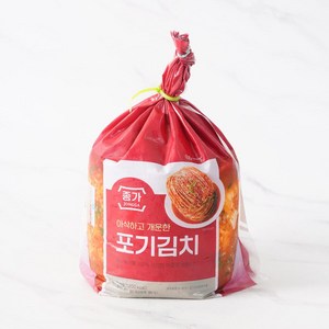 종가집 포기김치 3kg 김치 유산균 배추김치 반찬 열무(아이스박스포장발송), 1개