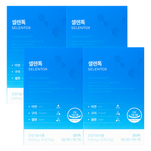 데이배리어 셀렌톡 셀레늄 아연, 30정, 4박스