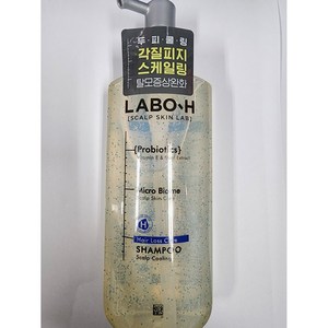 라보에이치 프로바이오틱스 탈모증상완화 샴푸 두피쿨링, 4개, 400ml