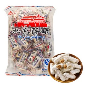 왕부정 중국식품 땅콩사탕 북경수탕 바삭 사탕 간식 (400g), 400g, 1개