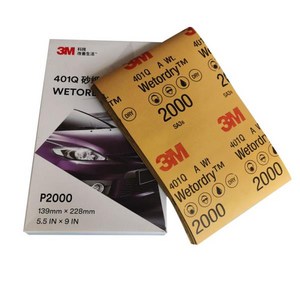 3M 401Q 사포 세트 1000 1500/2000 그릿 샌딩 페이퍼 물 및 건조 연마, [05] 2500, [01] 10pcs, 10개