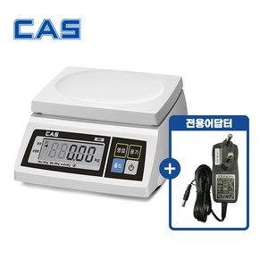 카스 단순중량 전자저울 SW-1S 30kg (최대30kg/0.01kg단위 - kg표시) + 9V(-) 정품어답터