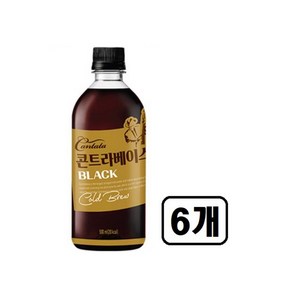 칸타타 콘트라베이스 콜드브루 블랙, 500ml, 6개