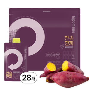 리뉴파이 한손한끼 단백질 쉐이크, 고구마라떼맛, 60g, 28개