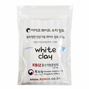 이야코 [이야코] 이야코 화이트 수지점토 200g (불투명), 1개