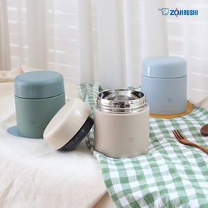 [ZOJIRUSHI] 조지루시 보온 죽통 국통 이유식 SW-KA30, 1개, -CM 300ml 베이지