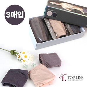 탑라인 스판짱 고퀄리티 인팅누디 여성 미디 팬티 3P 세트 당일배송 50%할인