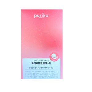 [본사정품] 퓨리카뮤신 엘라스틴 6box 60포 복숭아맛젤리 특허뮤신, 200g, 1개