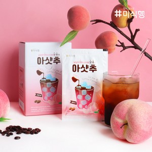 미식행 아샷추 복숭아 아이스티 에스프레소 샷 커피, 60ml, 20개