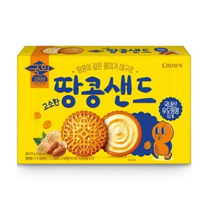 크라운 국희 땅콩샌드, 279g, 4개