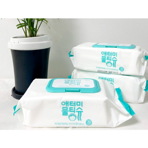 애터미 프리미엄 물티슈 고품질원단 70매, 8개입, 1세트