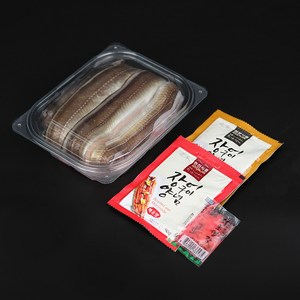 [산지직송] 통영 자연산 손질 바다장어 특대 + 소스 2종, 1kg(2~3미), 1개