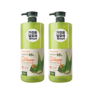 오가니아 착한 알로에 베라 헤어 샴푸, 1.5kg, 2개