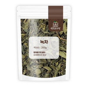 (국내산)녹차 보성녹차 건조 녹차잎 녹차엽, 200g, 1개