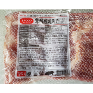 에스푸드 후레쉬 베이컨 1kg, 1개