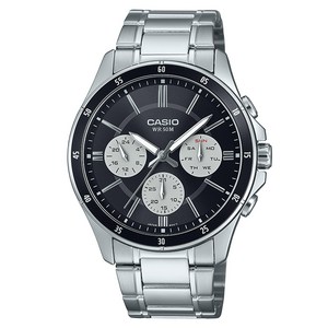 CASIO 카시오 MTP-1374D-1A3 남성 아날로그 메탈 손목시계