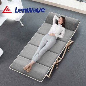 Lenwave 공식 야외 캠핑 경량 야전 침대 접이식 대형, Lenwave캠핑침대+추가매트리스 풀세트_네이비