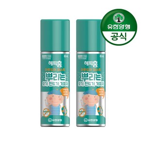 해피홈 아웃도어 미스트 뿌리는 모기 진드기 기피제, 65ml, 2개