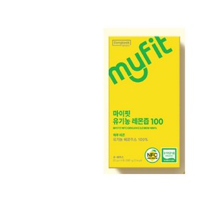 동국제약 마이핏 이보영 100% 유기농 레몬즙 NFC 원액 스틱, 1개, 280g