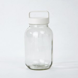 [모던하우스 광주역점]핸들 심플유리병 1000ml_KC0520015, 1개, 1L