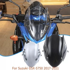 Windsceen Windshield Deflecto Potecto Wind Sceen fo Suzuki GSX-S750 GSXS 750 2017-2022, China, Light Smoke, 1개