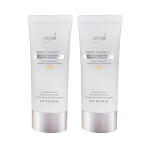 애터미 선크림 베이지 SPF50+ PA+++, 60ml, 2개